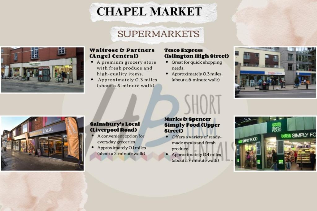 Central 3br Flat Walk To Angel & City Centre Appartamento *